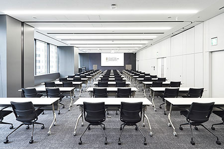 Room A+B　スクール形式レイアウト