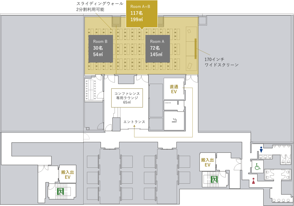 部屋の位置情報の図