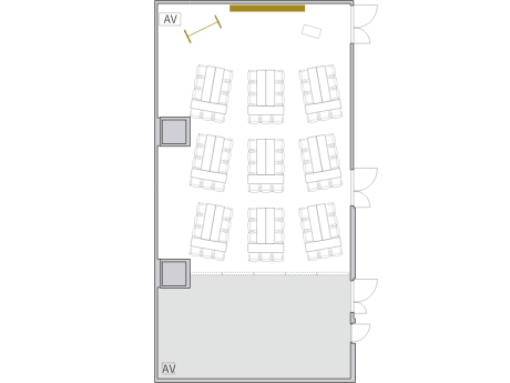 島形式（9名9島・81名）のレイアウト