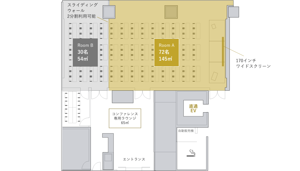 会場の位置情報の図