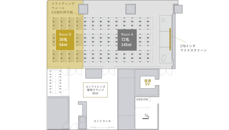 会場の位置情報の図
