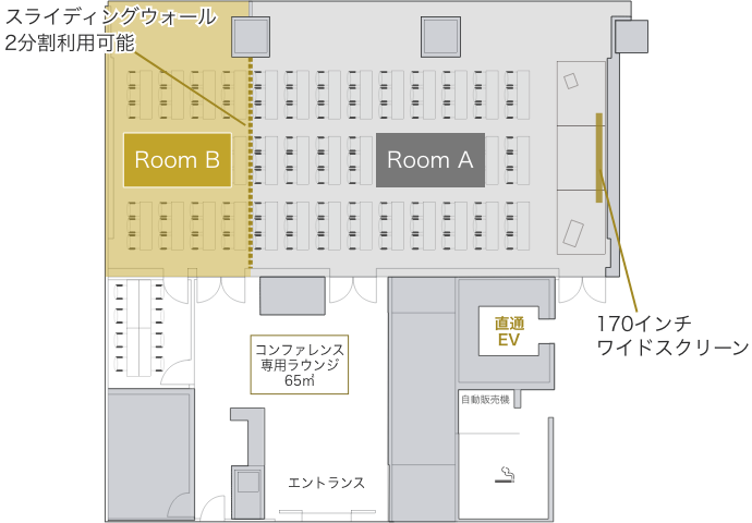 会場の位置情報の図