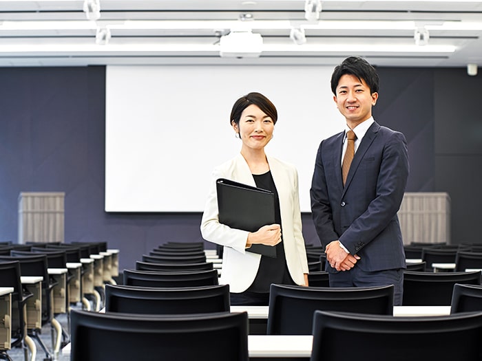 感謝と笑顔を忘れないホスピタリティーあふれるスタッフのイメージ